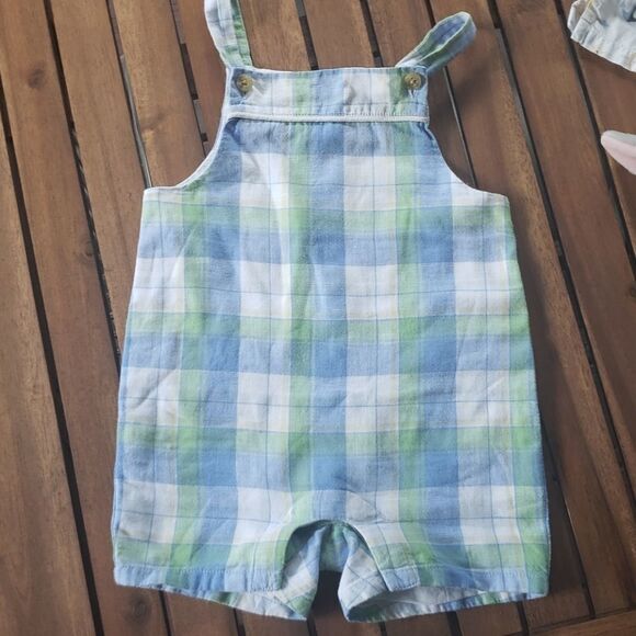 💙 Janie & Jack Shorts Overalls - Picture 2 of 4
